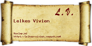 Lelkes Vivien névjegykártya