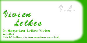 vivien lelkes business card